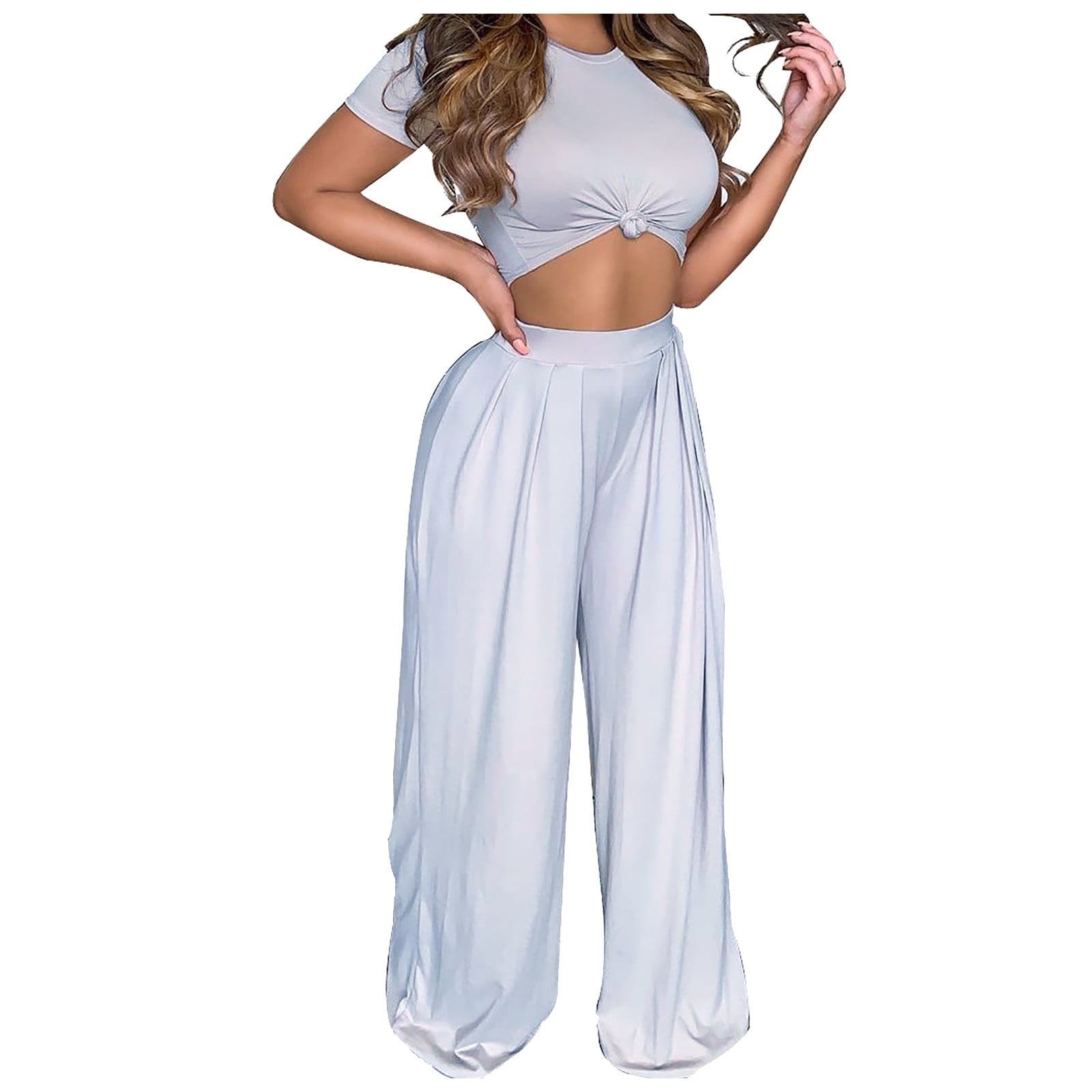Women Solid Slit Beach Long Maxi Tops 