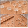 thumbnail image 5 of Aloha 100Pcs Cork Board Pushpins Office Push Pin Drawing Pin Photo Wall Pin Office Clear Pushpins for DIY, 5 of 8