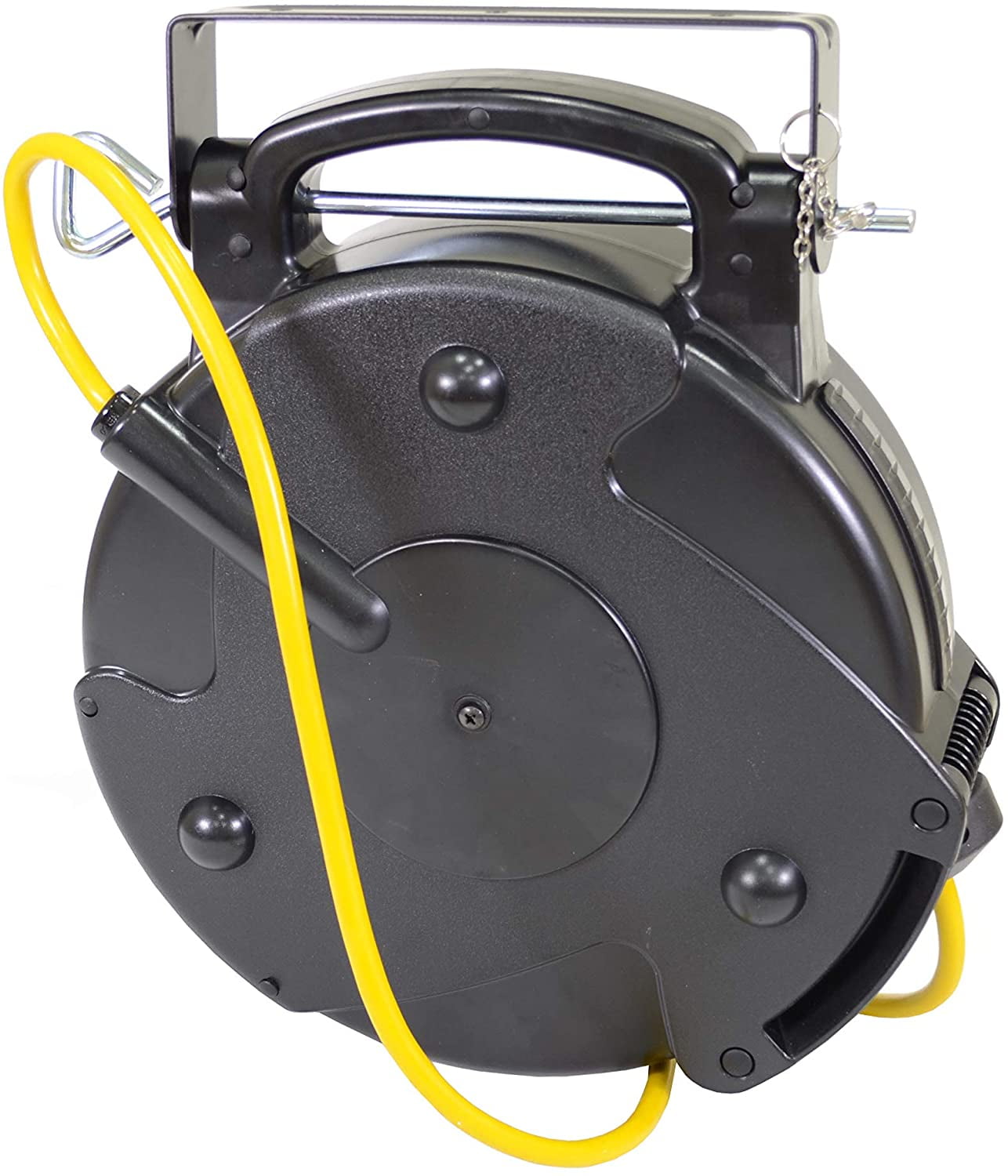 Alert Stamping 8665TFS Heavy Duty 12/3 65 Foot Single Tap Industrial Retractable Extension Cord Reel Alert Stamping 8665TFS Heavy Duty 12/3 65 Foot Single Tap Industrial Retractable Extension Cord Reel