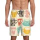 thumbnail image 1 of Balery Vintage Cup Pantalones cortos de pijama de punto de algodón para hombre con cinturilla y bolsillos-3X-Large, 1 of 6