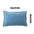 thumbnail image 3 of Oggfader Pillowcases Plushs Pillowcases For Winter Velvet Pillowcases Simples Embroidered Pillowcases Home Bedding Warm Plushs Pillowcases 18.90x29.13 Inch, 3 of 6