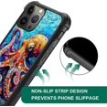 thumbnail image 6 of Case for iPhone 15 Pro Max Case, Cartoon Octopus Colored Pattern Graphic Design Girl Boy Soft Silicone Hard Acrylic Shock Protection Case for iPhone 15 Pro Max, 6 of 7