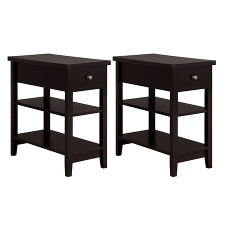 3 Tier End Table Modern Side, Modern Side Tables For Living Room With Storage