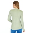 thumbnail image 3 of Blusa Para Mujer Manga Larga Con Lentejuelas Olivo Casual verde M Incógnita 330577, 3 of 5