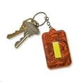 thumbnail image 3 of Carson LED Keychain Flashlight with Steel Keyring, Orange, 3 of 9