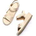 thumbnail image 1 of Sandalias de cuña para mujer Sandalias ortopédicas cómodas antideslizantes para fiestas y vacaciones, 1 of 9