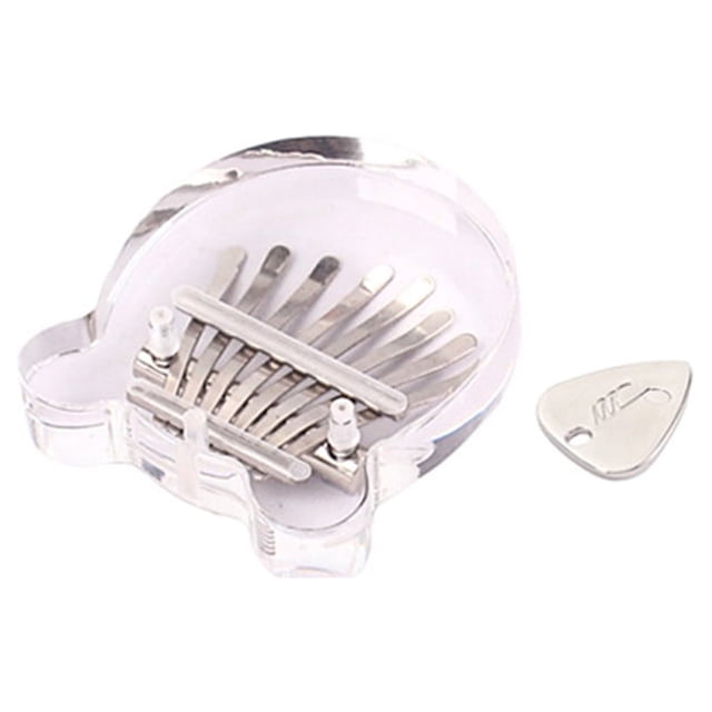 Kalimba Greeniant 8 teclas Acrílico transparente Instrumento musical para niños
