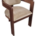 thumbnail image 6 of Pemberly Row Contemporary Beige Velvet Dining Chair (Set of 2), 6 of 10
