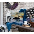 thumbnail image 4 of Black Swan Throw Pillow 18 in x 18 in, 4 of 5