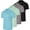 Set 2, variant on 3 & 4 Pack: Men's Cotton Pique Short Sleeve Polo Shirt - Performance Polo (Available In Big & Tall)