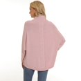 thumbnail image 4 of Rovga Fall Fashion Oversized Casual Pullover Knitting Turtleneck Plus Size 3xl Women Sweater Top Leisure Outerwear, 4 of 5