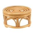 thumbnail image 1 of Rattan Wicker Plant Stand, Rattan Indoor Plant Stand Easy To Carry  For Home Small, 1 of 8