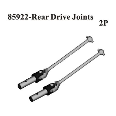 Redcat Racing 85922 2 Pieces Steel Rear Universal Drive shaft