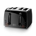 thumbnail image 1 of BLACK+DECKER 4-Slice Toaster, Extra-Wide, Black, TR1410BD, 1 of 4