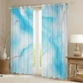 thumbnail image 2 of Castle Fairy Boys Girls Abstract Gradient Stone Pattern Curtains Pack of 2 (42x84 Each),Ombre Watercolor Marble Curtains Blackout,Mountain Fluid Gold Metallic Bedroom Curtains Bedroom Decor, 2 of 6