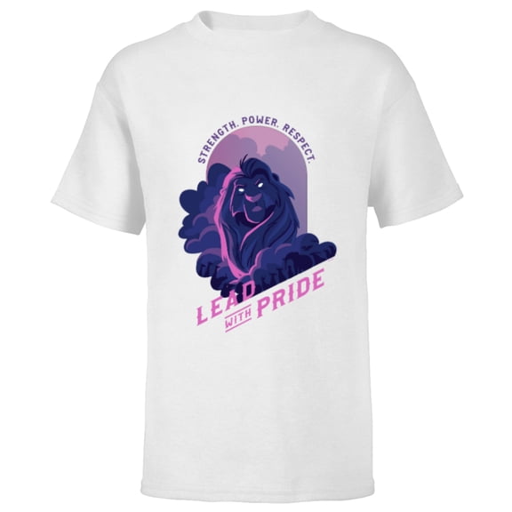 Disney The Lion King 30th Anniversary Lead with Pride Mufasa - Short Sleeve T-Shirt for Kids - Customized-White