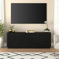 Heath & Cliff Easton Rectangular TV Stand for TV's up to 75" - 68" Wide Black Grain