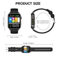thumbnail image 4 of VOPOCO Smart Watch, Bluetooth Call 1.96" IPS Screen Smartwatch, IP67 Waterproof Long Life Battery Smart Watch, 4 of 9