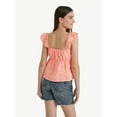 thumbnail image 2 of Justice Girls Babydoll Top, Sizes XS - XLP, 2 of 6