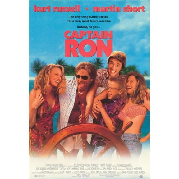 Pop Culture Graphics MOVIF1261 Captain Ron Movie Poster Print, 27 x 40
