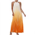 thumbnail image 1 of Robe Maxi d'Été 2025 pour Femme Dégradé à Col Licou Aguichant pour Fête Invitée de Mariage Longue Robe Formelle, 1 of 6