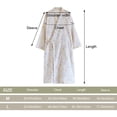 thumbnail image 3 of Japanese Women's Robe Cotton Kimono Robe Yukata Bathrobe Pajamas Long Loose Comfortable Dressing Gown Sleepwear Bath Wrap Spa, 3 of 7