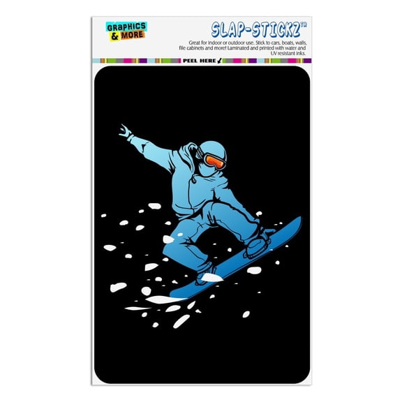 Snowboarder on Black Home Business Office Sign