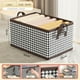 thumbnail image 1 of Folding Wardrobe Storage Box Sweater Pants Organizing Box Drawer Style Bedroom Storage Box, 1 of 9