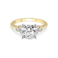 thumbnail image 3 of 2 Carat IGI Certified Radiant Shape Lab Grown Diamond Engagement Ring | 14K Yellow Gold |Amore Side Stone Lab Diamond Ring | FG-VS1-VS2 Quality Friendly Diamonds, 3 of 5