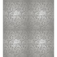 thumbnail image 3 of Damask Duvet Cover Set, Traditional Paisley Pattern Old Fashioned Royal Floral Ornamental Tile Design, Decorative 3 Piece Bedding Set with 2 Pillow Shams, King Size, Dimgray Grey, by Ambesonne, 3 of 3