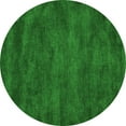 thumbnail image 1 of Ahgly Company Indoor Round Abstract Green Contemporary Area Rugs, 4' Round, 1 of 1