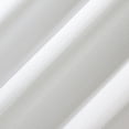 thumbnail image 3 of Sun Zero Bryant 2-Piece Textured Thermal Insulated 100% Blackout  Grommet Top Curtain Panel, White, 37.0”W x 108"L, 3 of 9