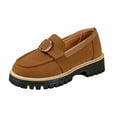 thumbnail image 2 of Wowcloth Women's Retro Loafers – Comfortable Round Toe Slip-On with Buckle Closure for Casual Fashion Wear, 2 of 9