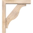 thumbnail image 3 of Ekena Millwork 5 1/2"W x 28"D x 32"H Funston Block Smooth Bracket w/ Offset Brace, Douglas Fir, 3 of 25