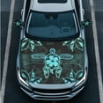 thumbnail image 3 of Yuyamidu Blue Sea Turtle Car Side View Mirror Covers Hibiscus Car Hood Cover 3 Pcs Auto Rearview Protection Covers Rainbow Car Front Hood Cover Universal Size for Cars Sedans, 3 of 7
