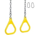thumbnail image 1 of Swing Set Stuff Trapeze Rings and Chains with SSS Logo Sticker, Yellow, 1 of 3