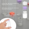 thumbnail image 4 of Uxcell Clear Glass Sample Vials, Liquid Bottles 20pack Purple 3ml, 4 of 7