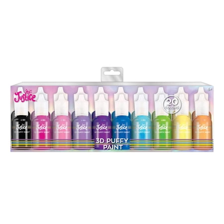Justice 3D Puffy Fabric Paint  20 Count