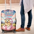 thumbnail image 4 of My Dog Is My Valentine Cute Golden Retriever in Gift Box Travel Luggage Cover Goldens Dog Lover Gifts Idea Suitcase Dust Protective Decor - 3006, 4 of 5