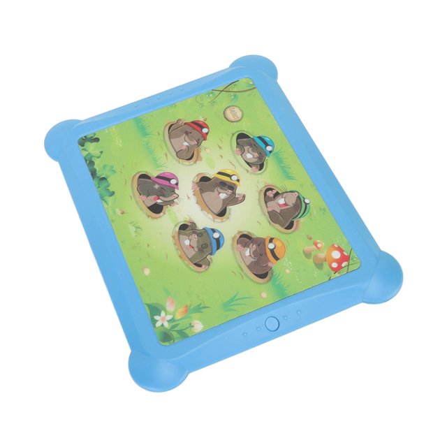 Interactive Pound A Mole Game, Improve Coordination 7 LED Lighting Electric Mole Pounding Toy Handheld Electronic Game Pad Educational Toy For Kid Toddler, Early Developmental Toy