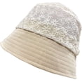 thumbnail image 6 of CoCopeaunts Women Bucket Hat Spring Summer Lace Broken Flower Fisherman Hat Shade Breathable Basin Hat Thin Section Sunscreen, 6 of 8