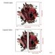 thumbnail image 3 of New Halloween Window Stickers, Large Scary Demon Stickers for Halloween Party Decoration, Bloody Hands and Feet DIY Stickers for Glass Family School(G, 3 of 4