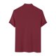 thumbnail image 5 of Playera Elvqul Hombre Economicas Vino Manga Corta Liso Cuello Redondo, 5 of 9