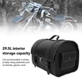 thumbnail image 4 of Motorcycle Travel Luggage Bag, 29.5L Universal Motorcycle Tail Bag with Combination Lock, Water Resistant Quick Release Waterproof Rear Rack Trunk  for Scooters Electric Vehicles, 4 of 7