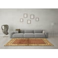 thumbnail image 3 of Ahgly Company Indoor Square Persian Brown Traditional Area Rugs, 3' Square, 3 of 4