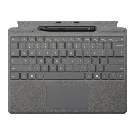 Microsoft - Surface Slim Pen (2nd Edition) and Pro Keyboard for Pro (11th Edition), Pro 9, and Pro 8 - Platinum