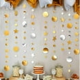 thumbnail image 5 of Dalrosia Star Circle Dot Paper Garland Banner Bunting Streamer Decor for Birthday Baby Shower New Year Wedding Christmas Party Kids Room Decor, 5 of 5