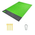 thumbnail image 1 of Colchoneta de Camping Rectangular Naiovety Verde y Gris Plegable a Prueba de Viento, 1 of 6