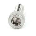 thumbnail image 3 of Unique Bargains 50Pcs 3mm Stainless Steel Hex Socket Head Knurled Cap Screws Bolts M4x12mm, 3 of 4