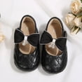thumbnail image 7 of Rexoro Girls Mary Janes Shoes PU Bowknot Pearl Wedding Toddler Flats, 7 of 7